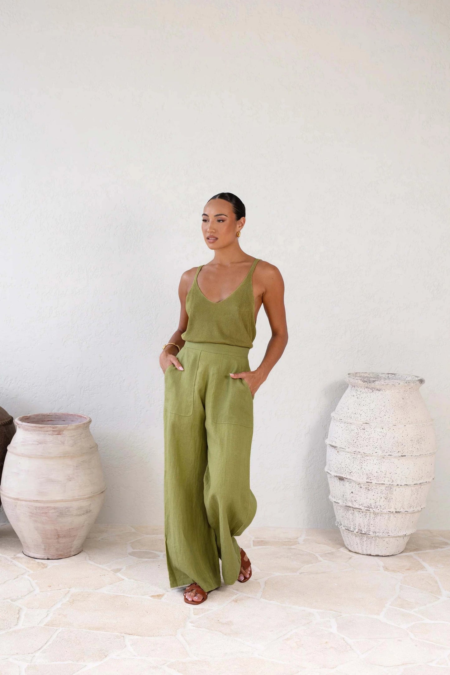 W.two - The Trulli Linen Trousers