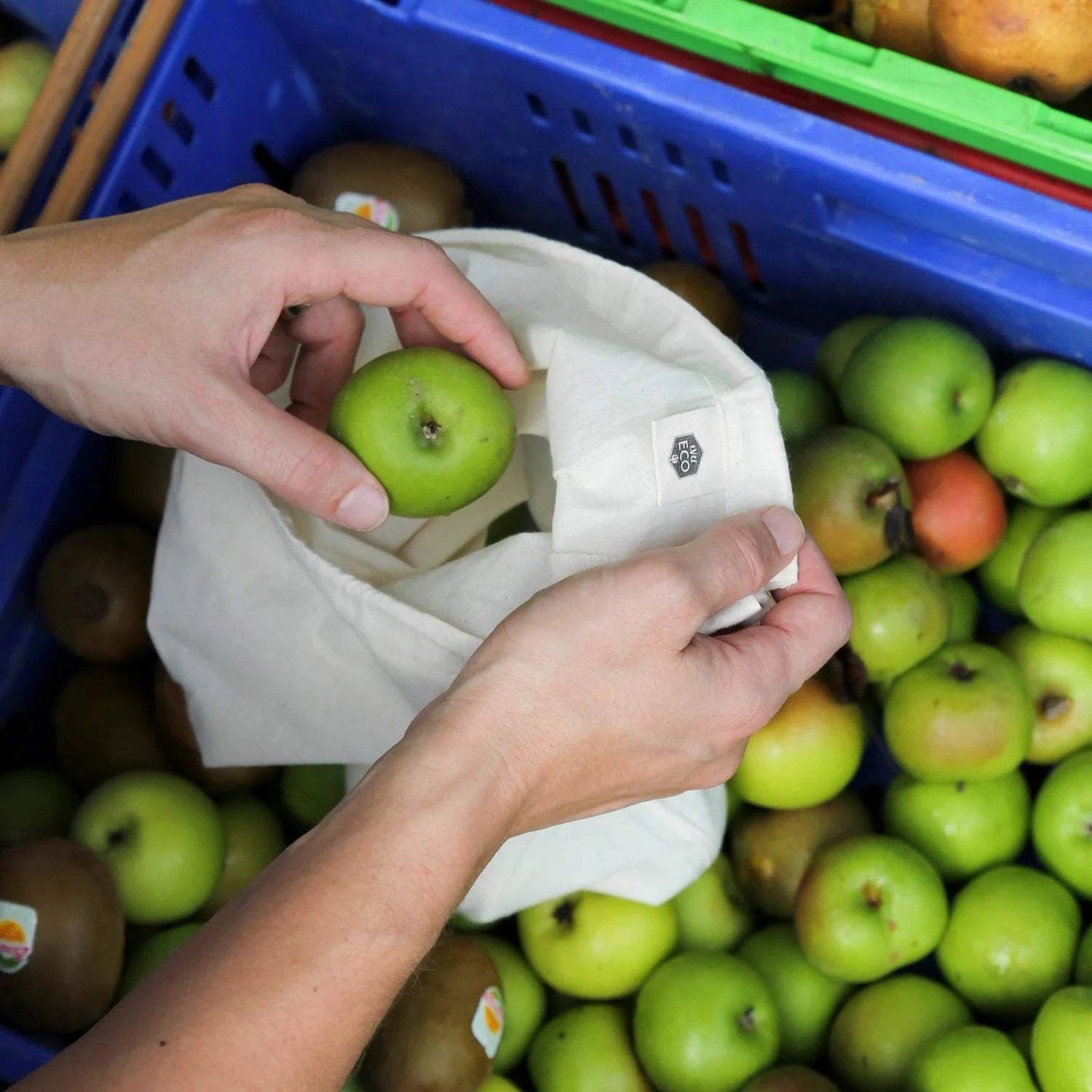 Ever Eco - Organic Cotton Muslin Produce Bags - 4 Pack