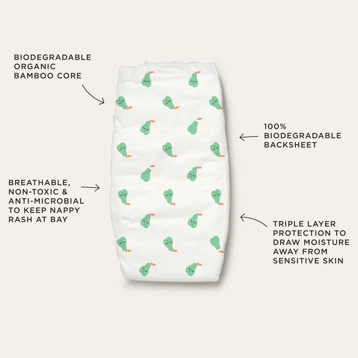 Tooshies - Disposable Nappies with Organic Bamboo