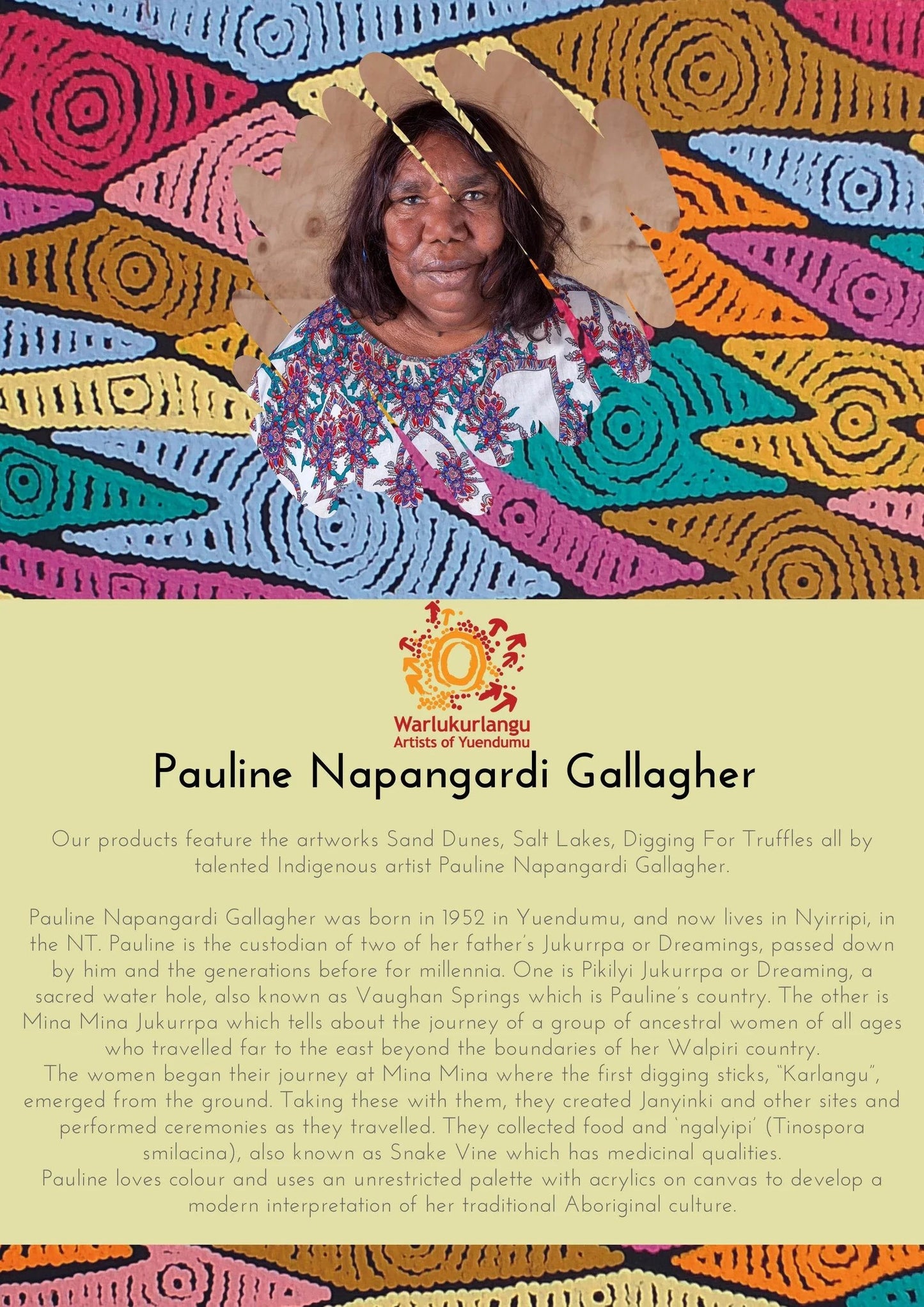 Outback Tails - Canvas Dog Lead - Sand Dunes