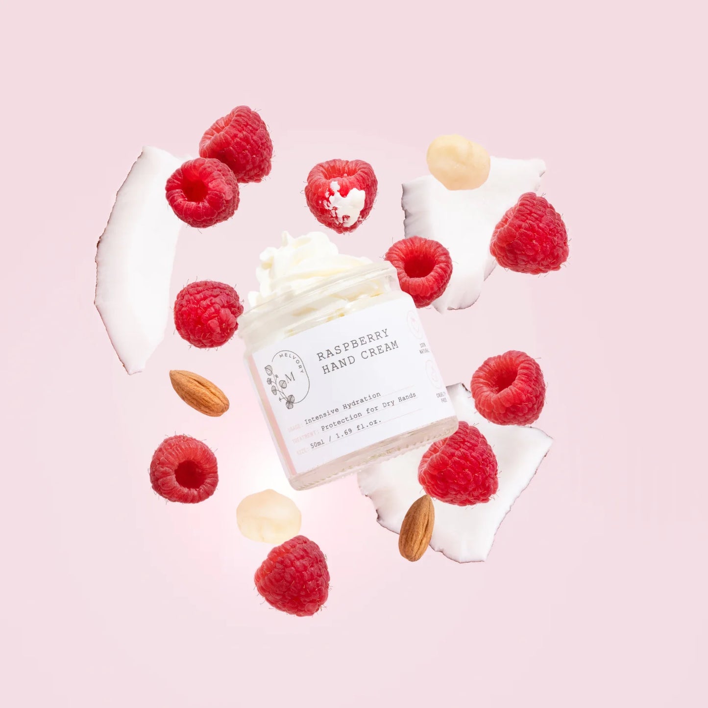 Melvory - Raspberry Hand Cream