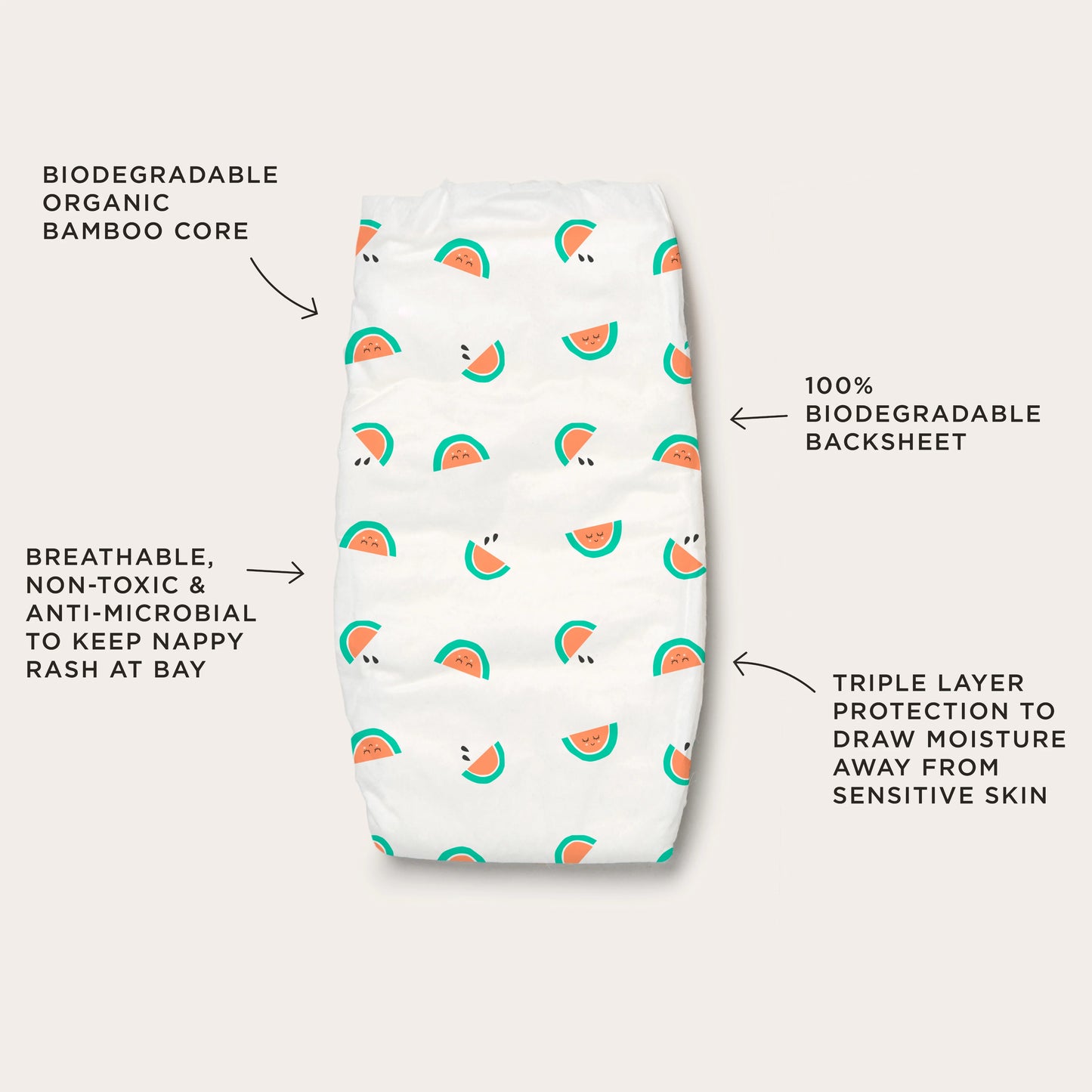 Tooshies - Disposable Nappies with Organic Bamboo
