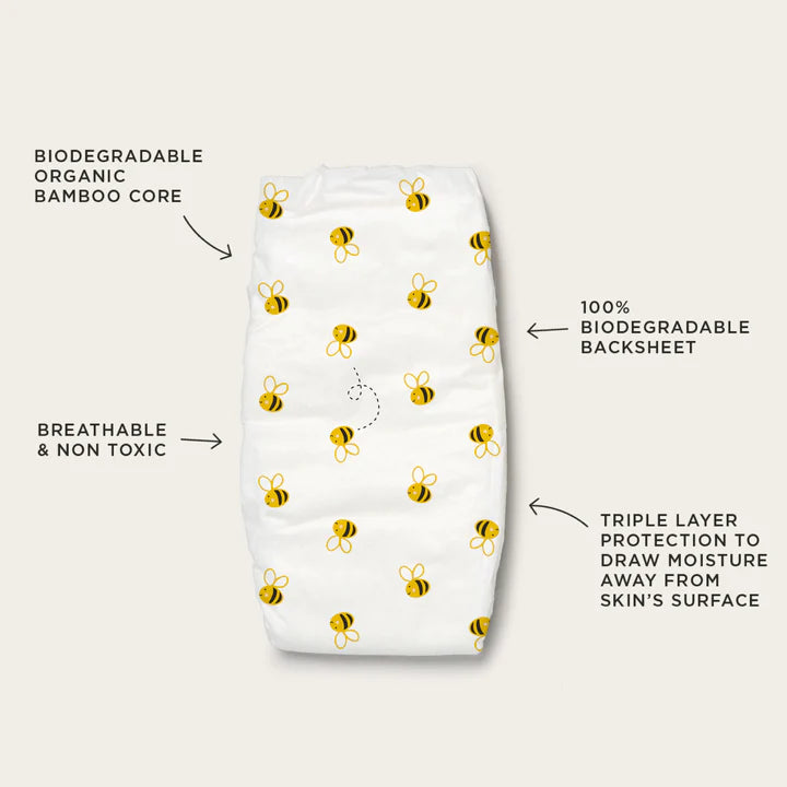 Tooshies - Disposable Nappies with Organic Bamboo