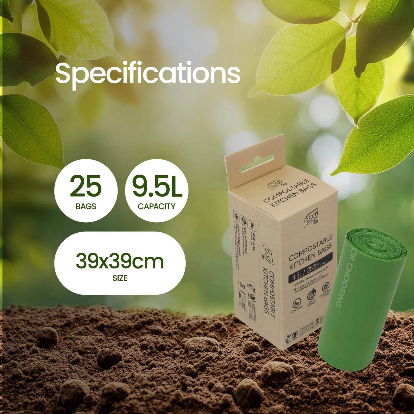 Eco Basics - Compostable Kitchen Bags