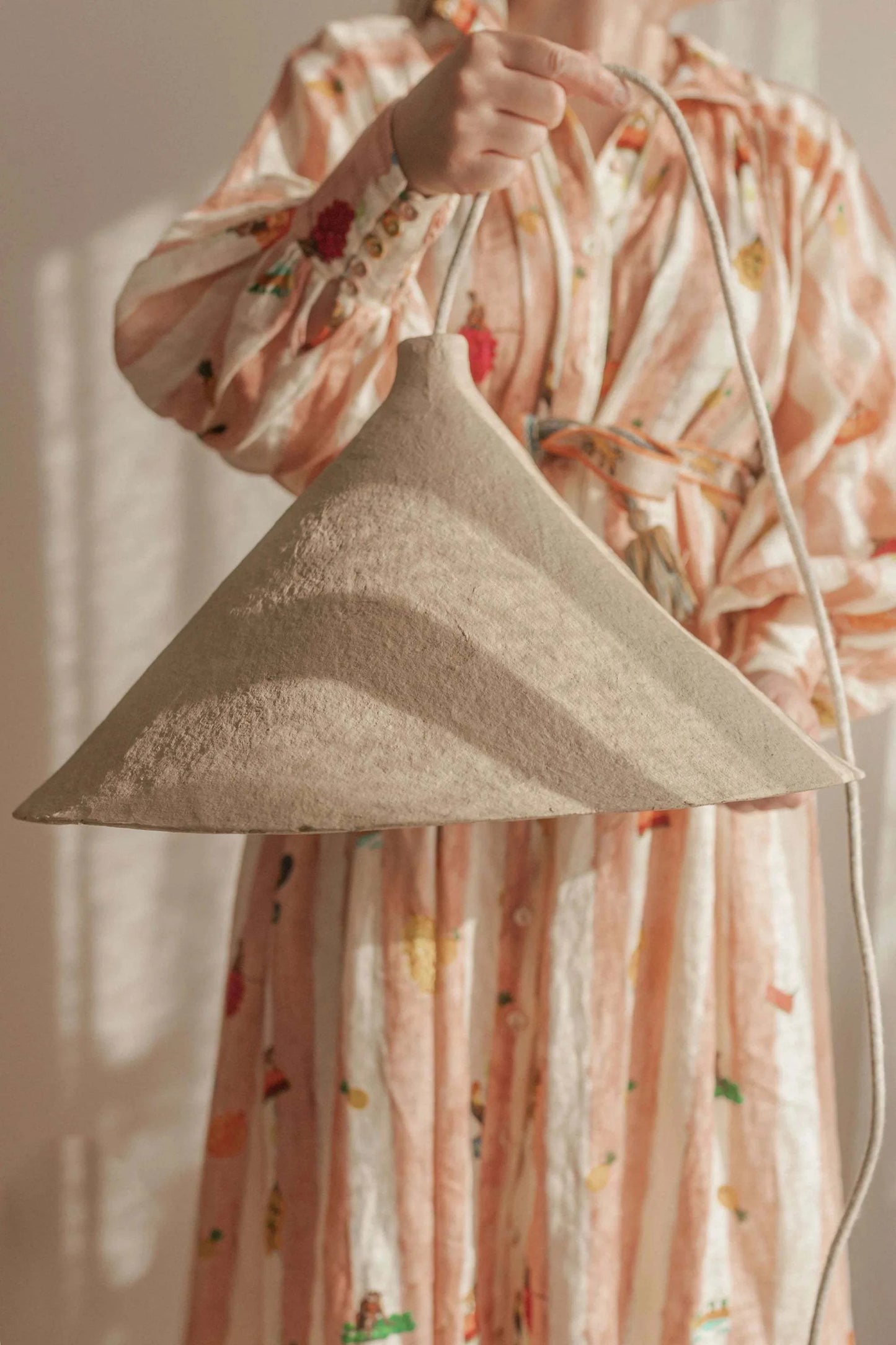 Her Hands - Coffee Collection, Classic Cone Pendant Light