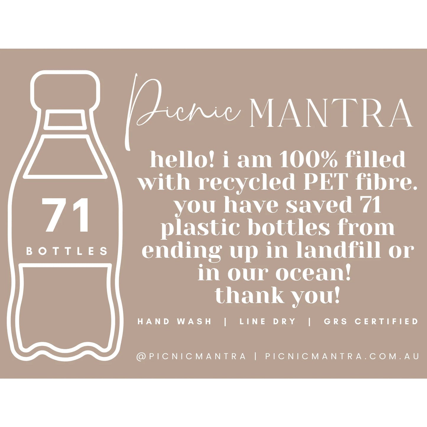 Picnic Mantra - Kaia Floor Cushion