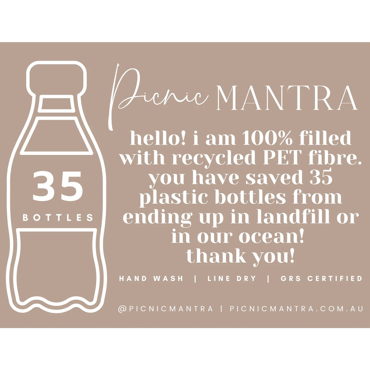 Picnic Mantra - Kaia Oblong Cushion