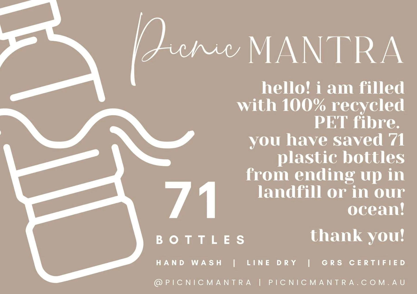 Picnic Mantra - Evie Floor Cushion