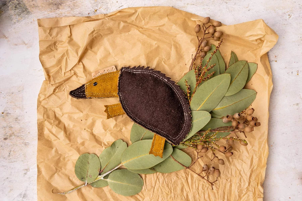 Outback Tails - Outback felt toy - Ed the Echidna