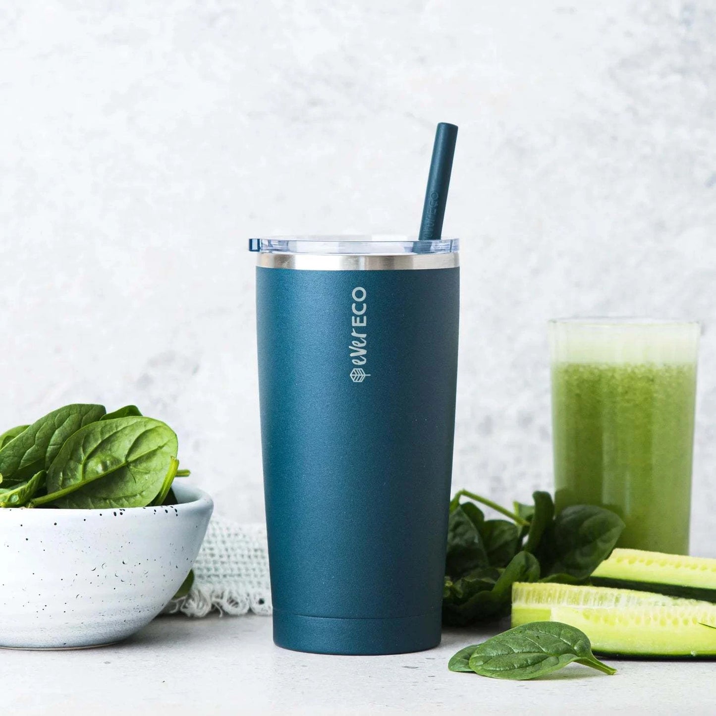 Ever Eco - Silicone Straws Straight - 4 Pack