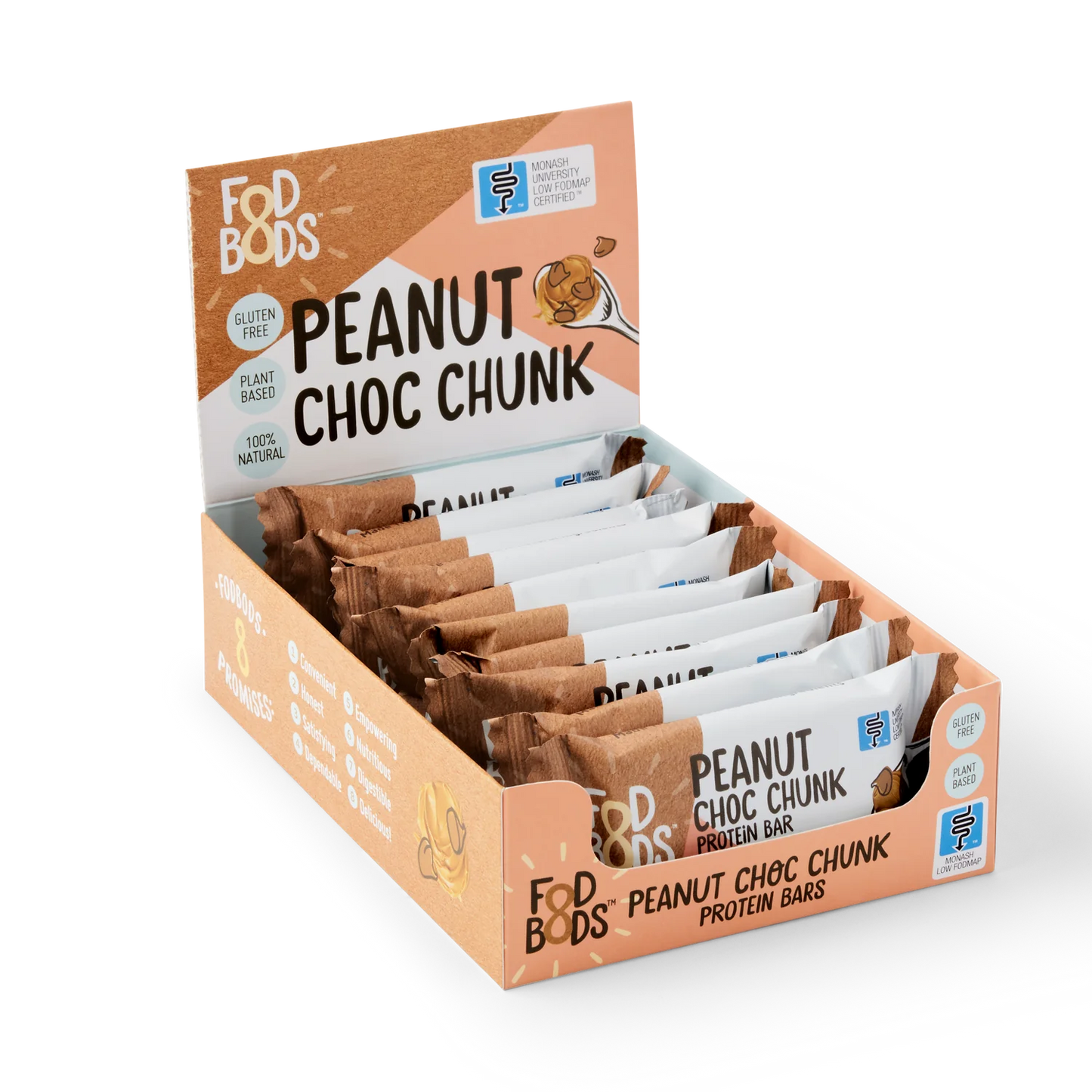 Fodbods - Peanut Choc Chunk Protein Bar