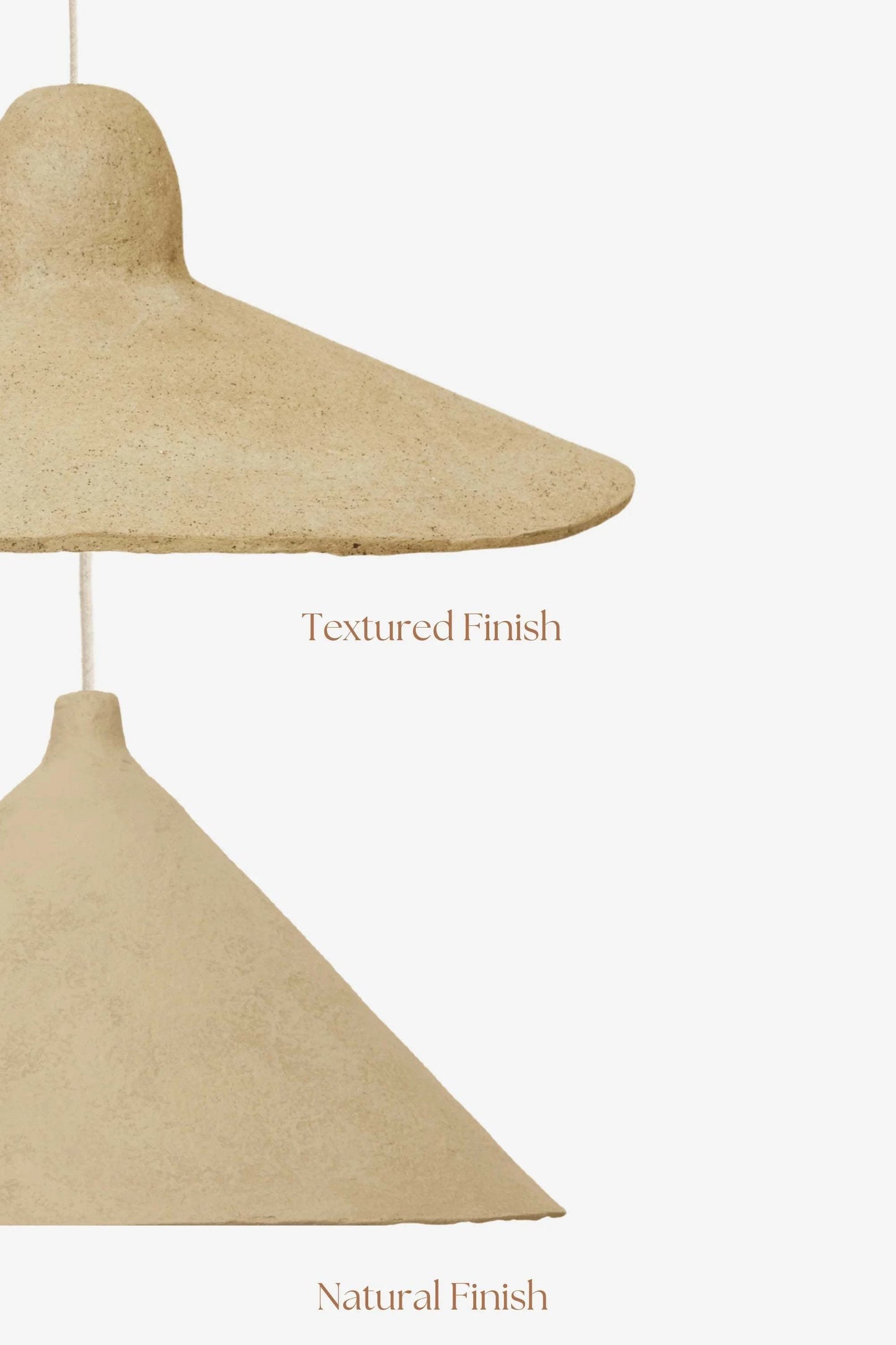 Her Hands - Coffee Collection, Ripple Pendant Light