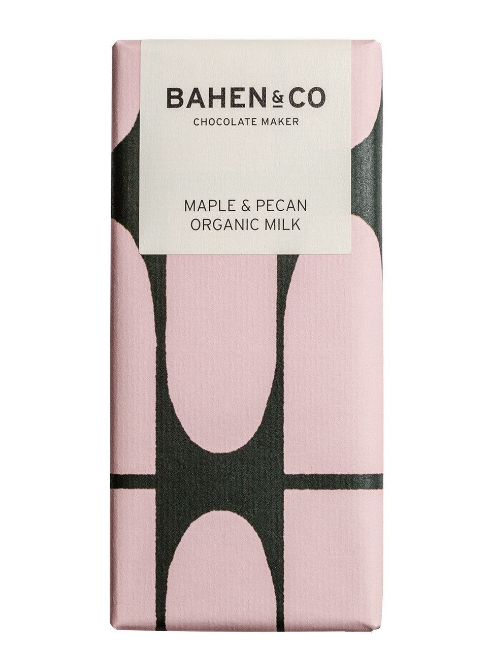 Bahen & Co - Maple & Pecan Organic Milk Chocolate Bar