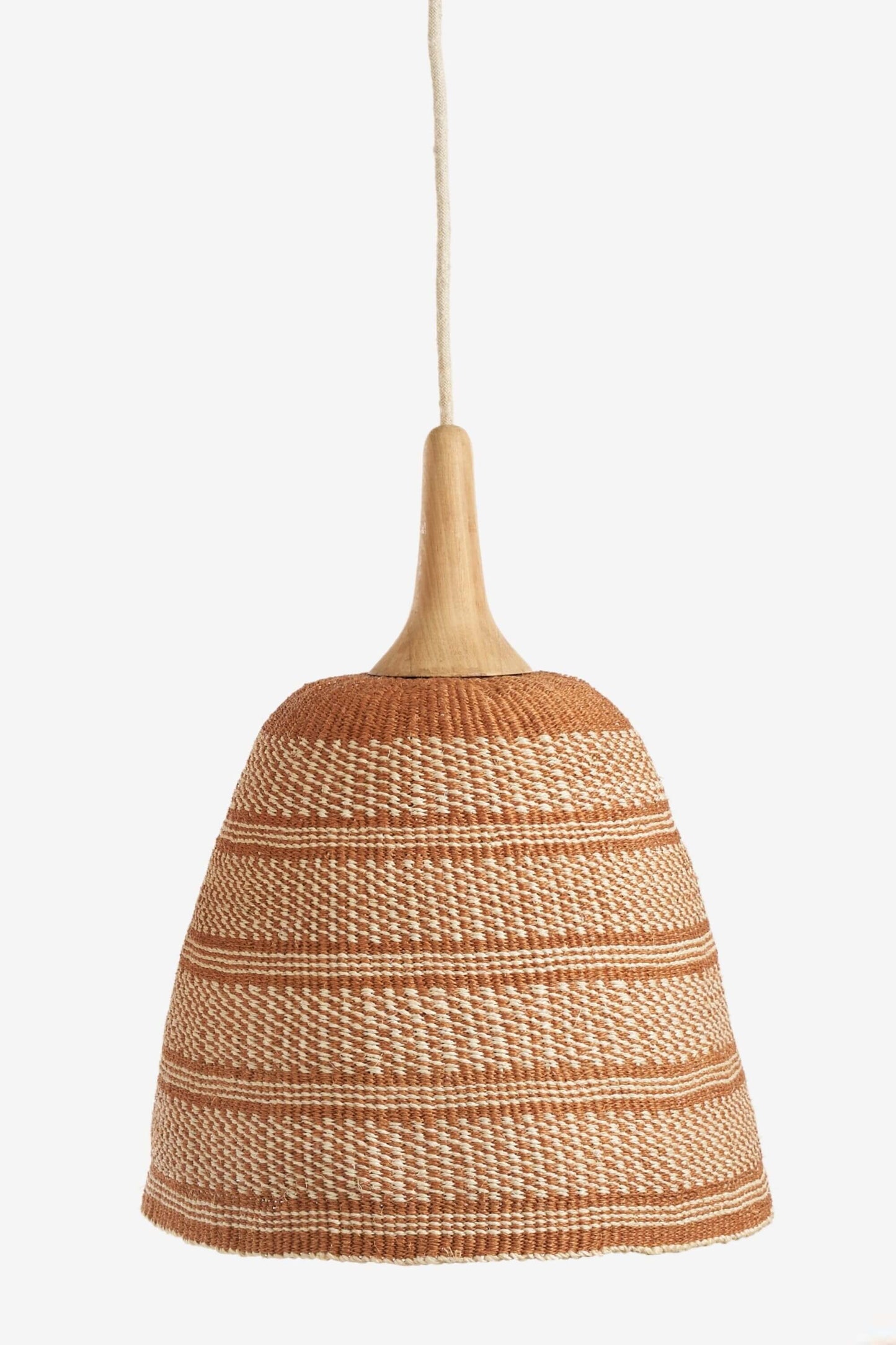 Her Hands - Bespoke Woven Pendant Lights (Caramel Collection)