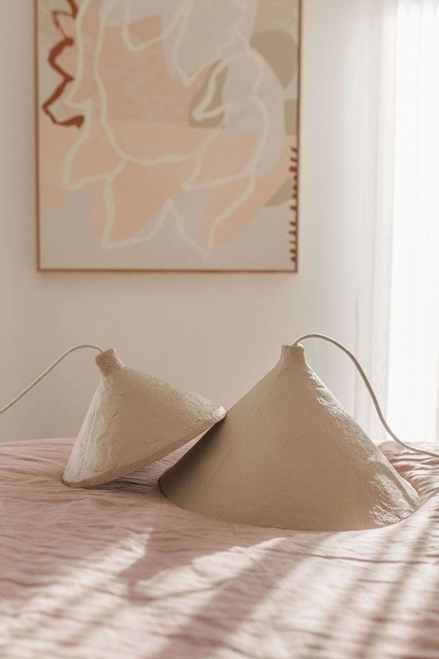 Her Hands - Coffee Collection, Classic Cone Pendant Light