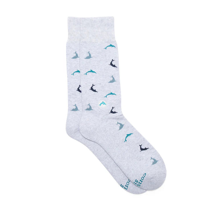 Conscious Step - Pair: Socks that protect Dolphins