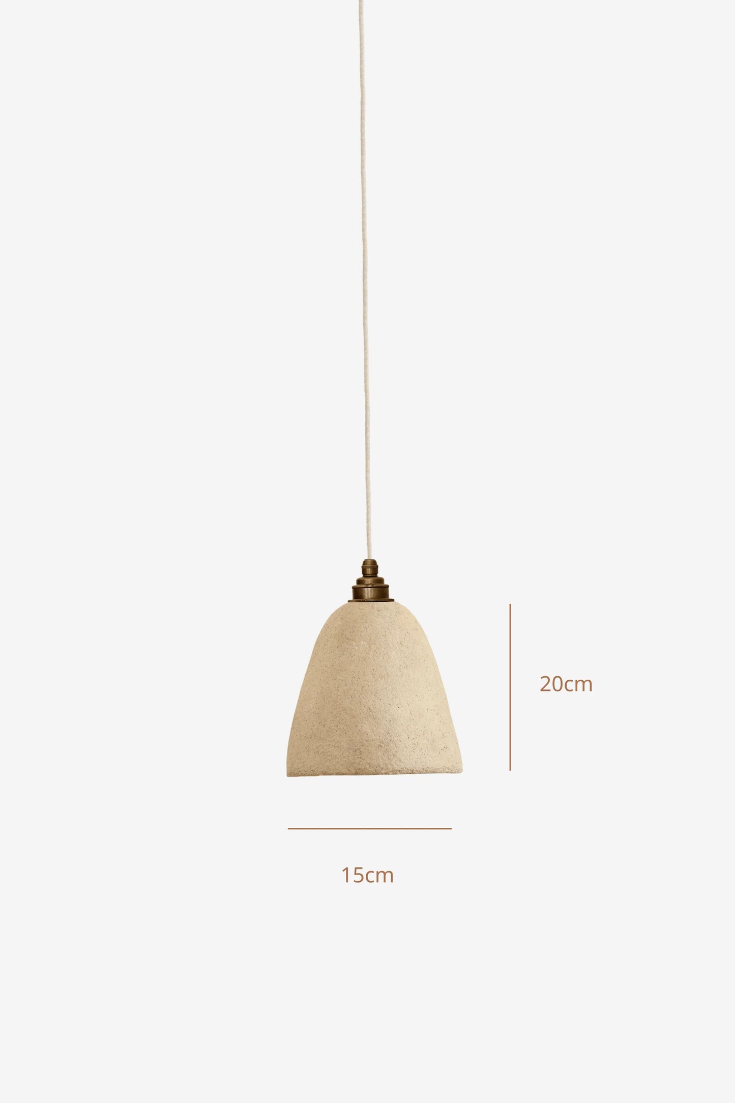 Her Hands - Coffee Collection, Ripple Pendant Light