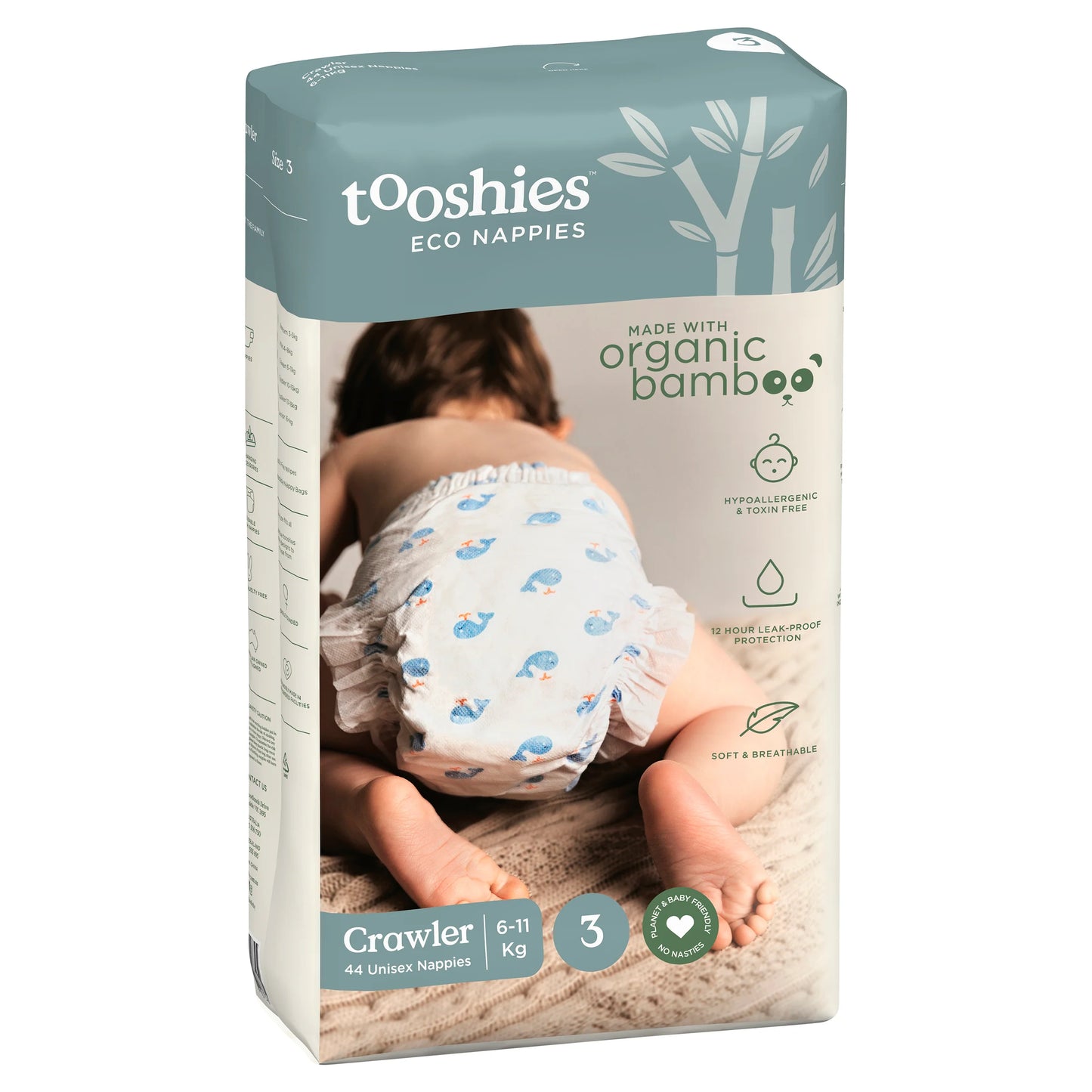 Tooshies - Disposable Nappies with Organic Bamboo