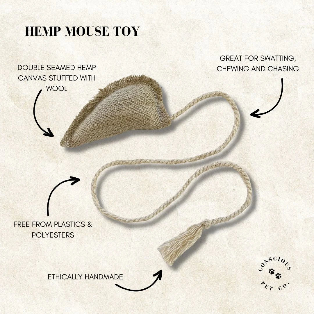 Conscious Pet Co - Cat Hemp Mouse