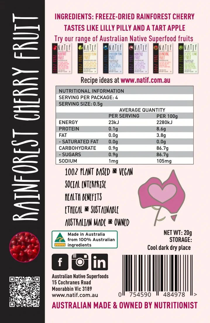Natif - Rainforest Cherry Fruit - 20g
