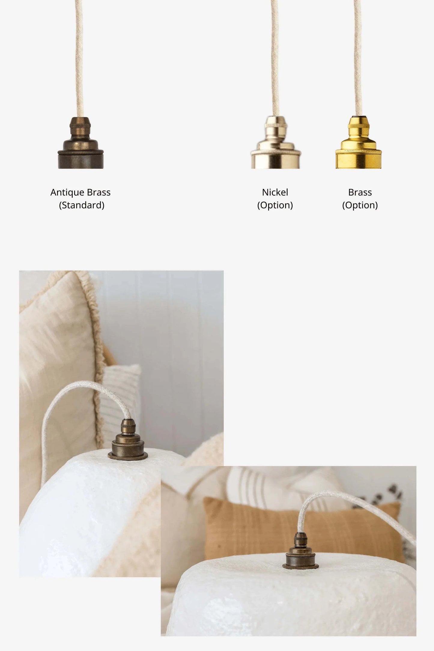 Her Hands - Pulp Pendant Lights (Scallop Pendant - Large)