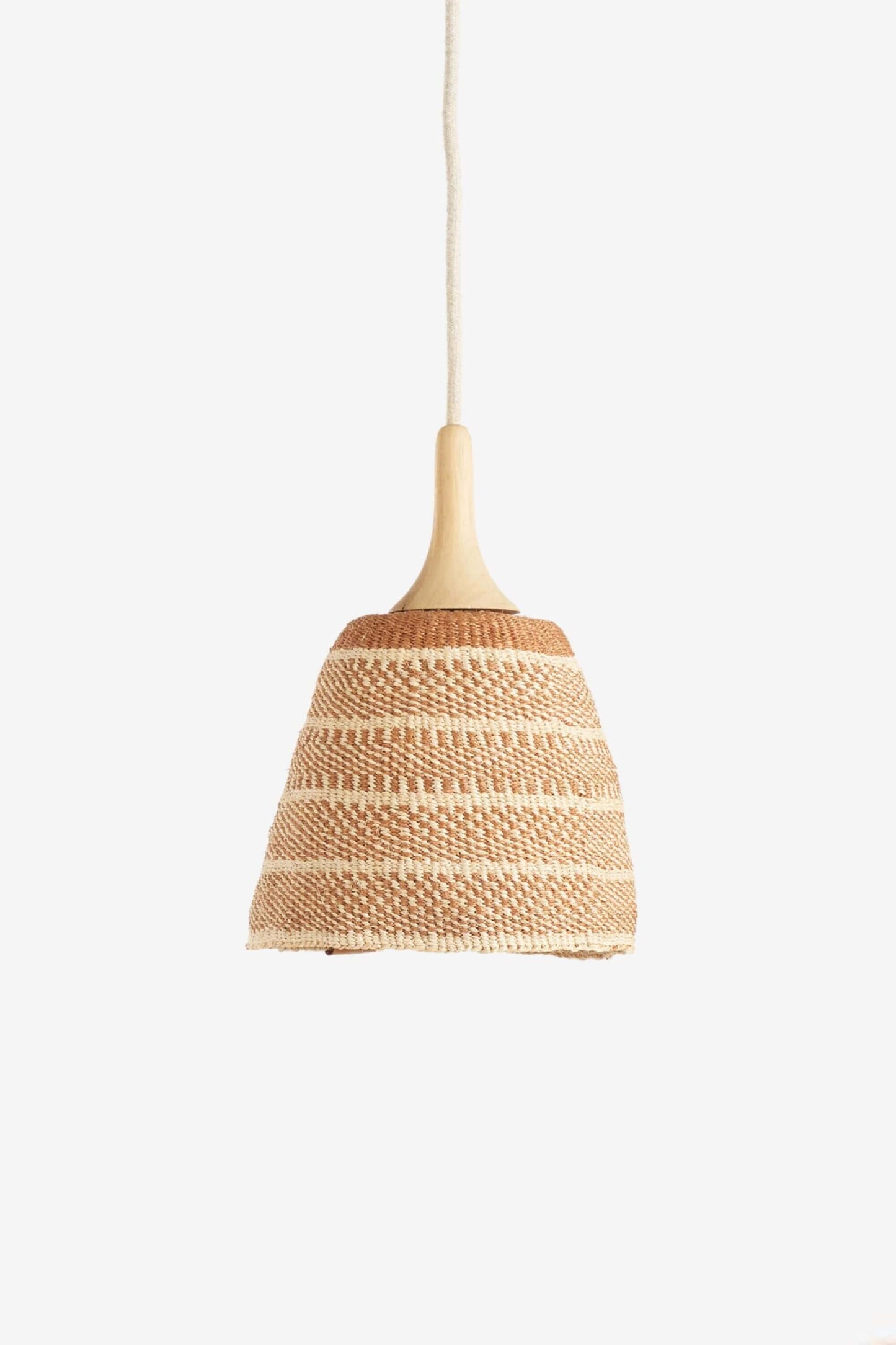 Her Hands - Bespoke Woven Pendant Lights (Caramel Collection)