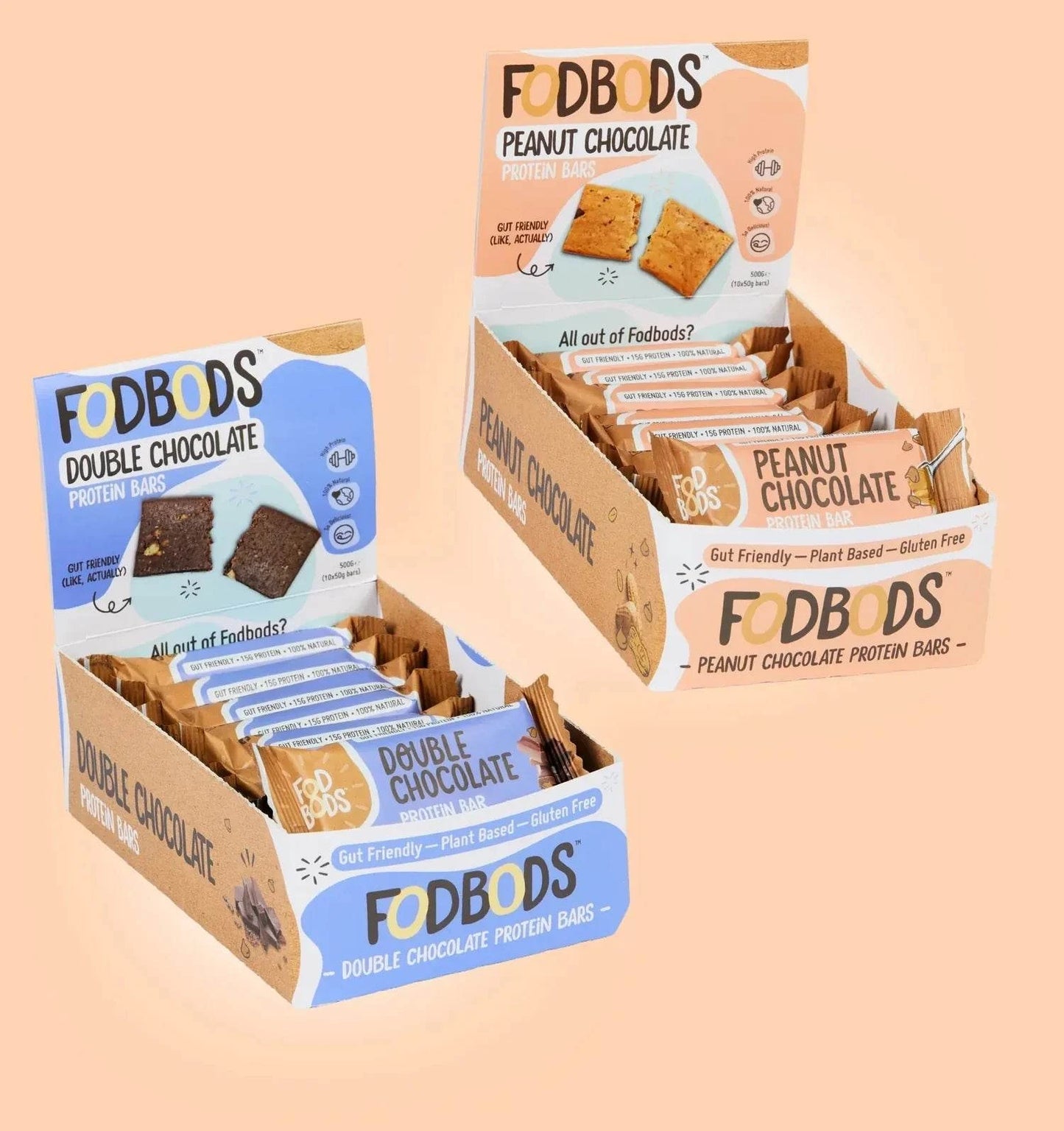 Fodbods - The Big Double Protein Bundle (Double Choc and Peanut Choc)