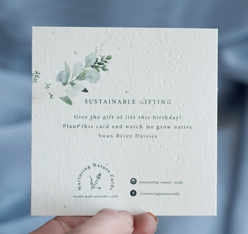 Eliza Happy Birthday Plantable Greeting Card