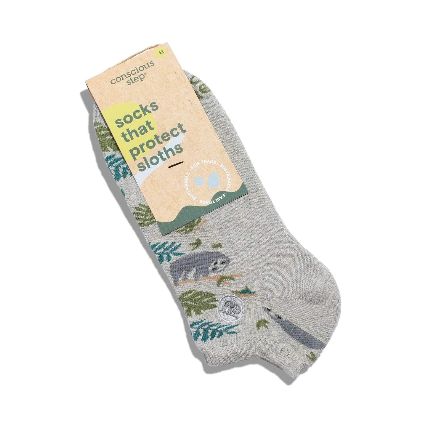 Conscious Step - Pair: Socks that protect sloths (ankle)