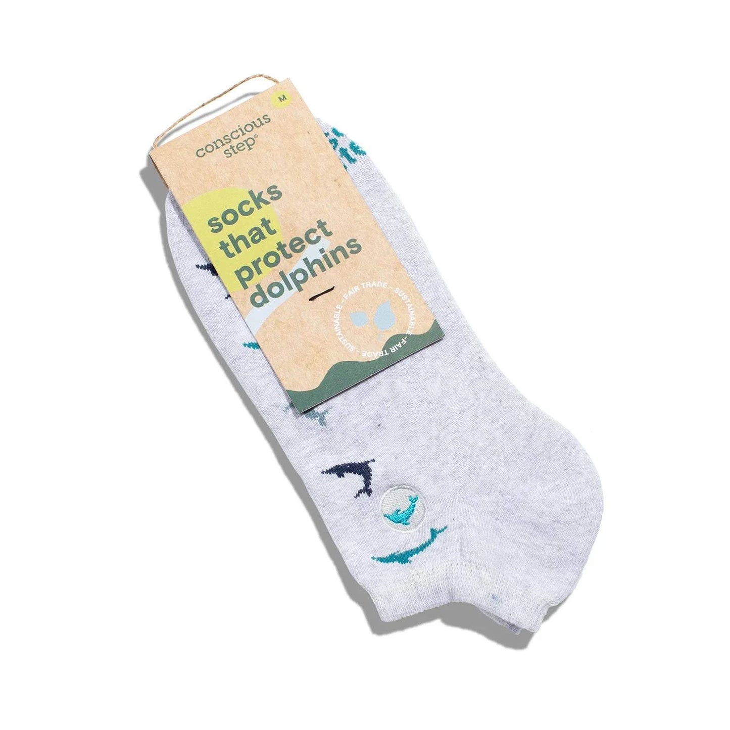 Conscious Step - Pair: Socks that protect dolphins (ankle)