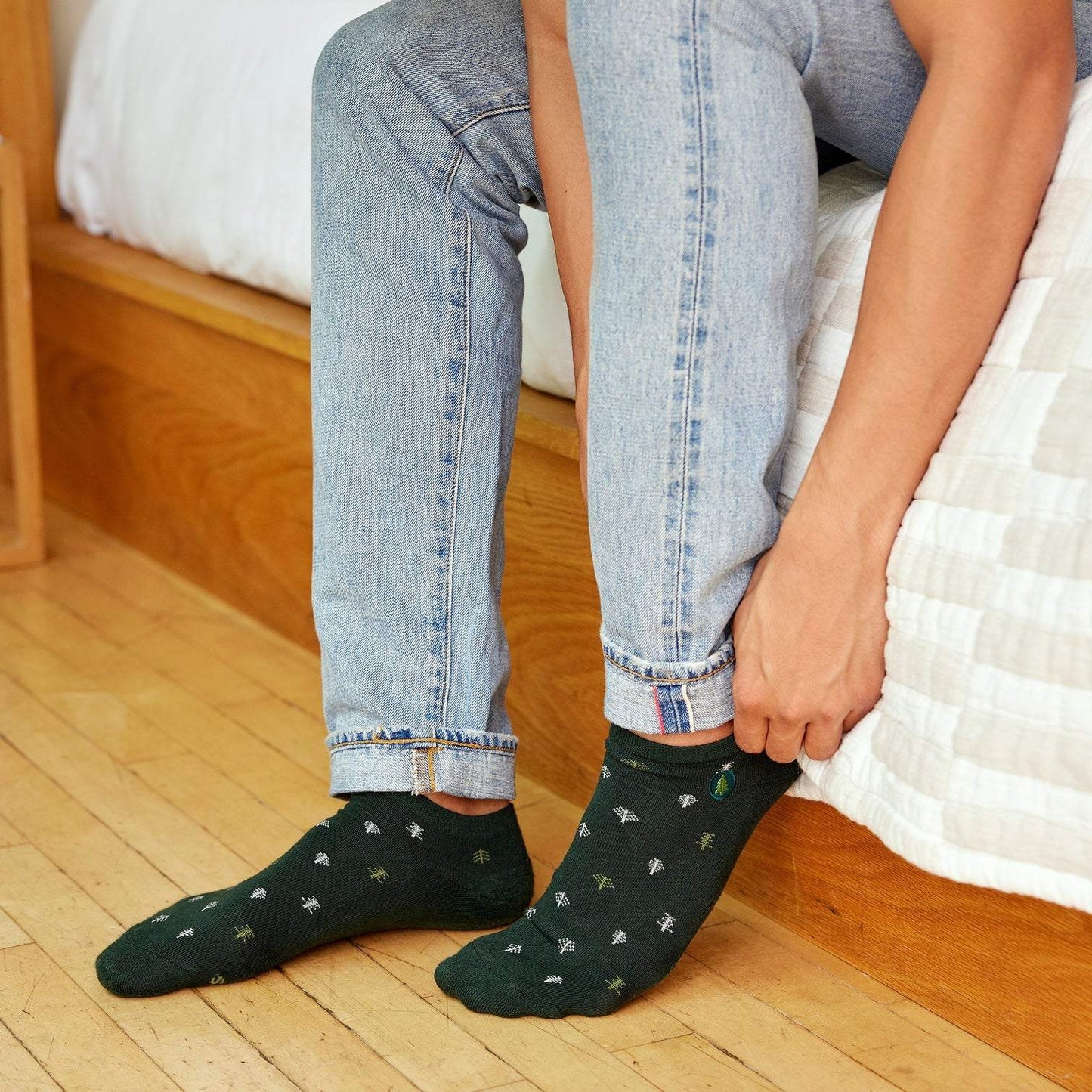 Conscious Step - Pair: Socks that plant trees (pine) (ankle)