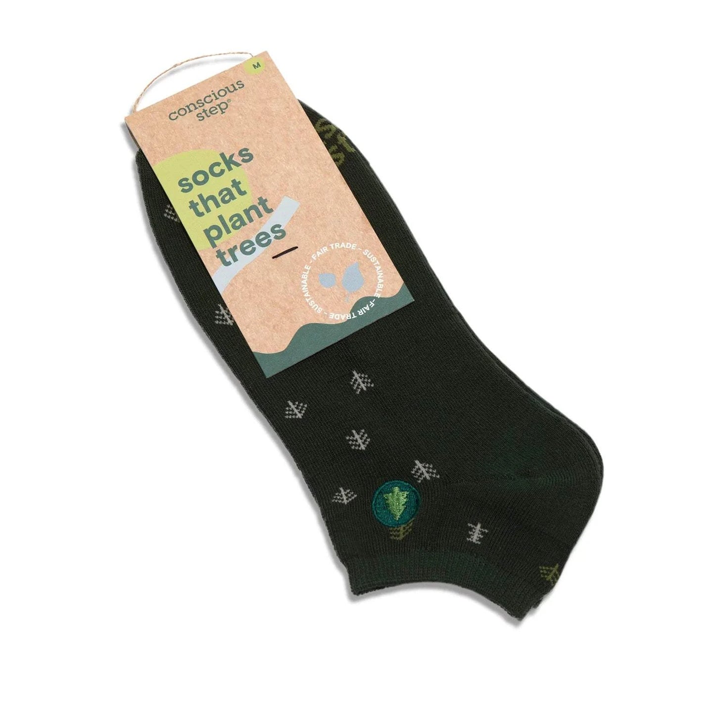 Conscious Step - Pair: Socks that plant trees (pine) (ankle)
