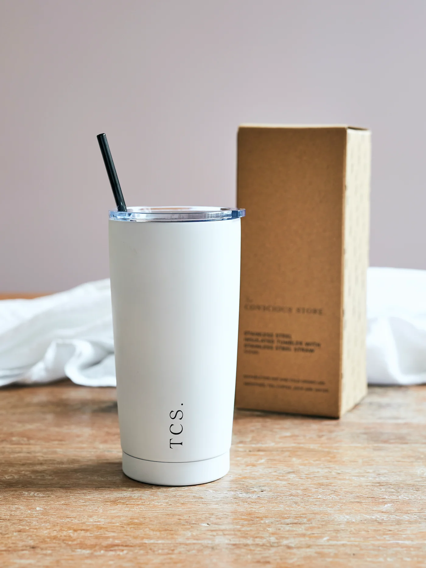 The Conscious Store - Insulated Smoothie Cup with Straw