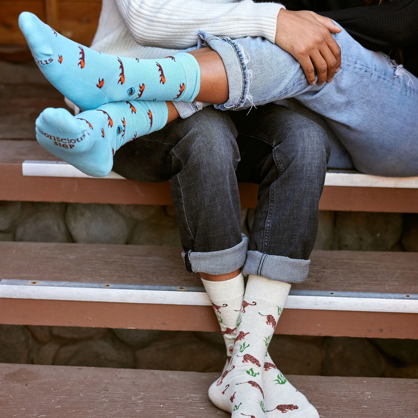 Conscious Step - Pair: Socks that protect lions