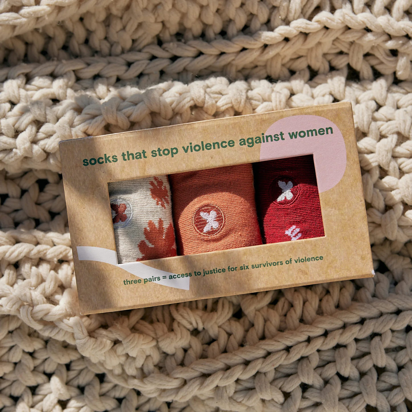 Conscious Step - Gift Box: Socks that Stop Violence against Women