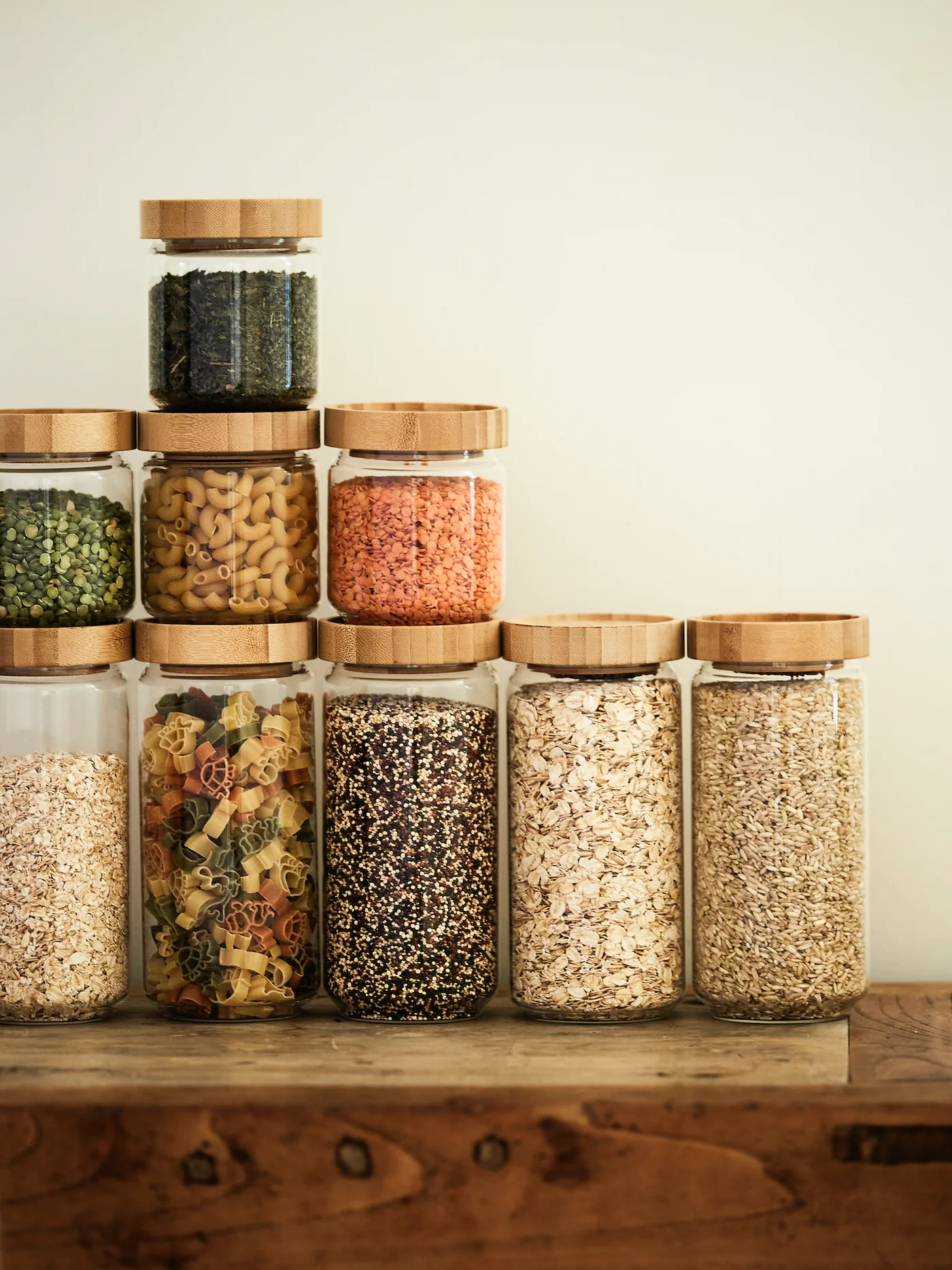 The Conscious Store - Glass Jars with Bamboo Lid