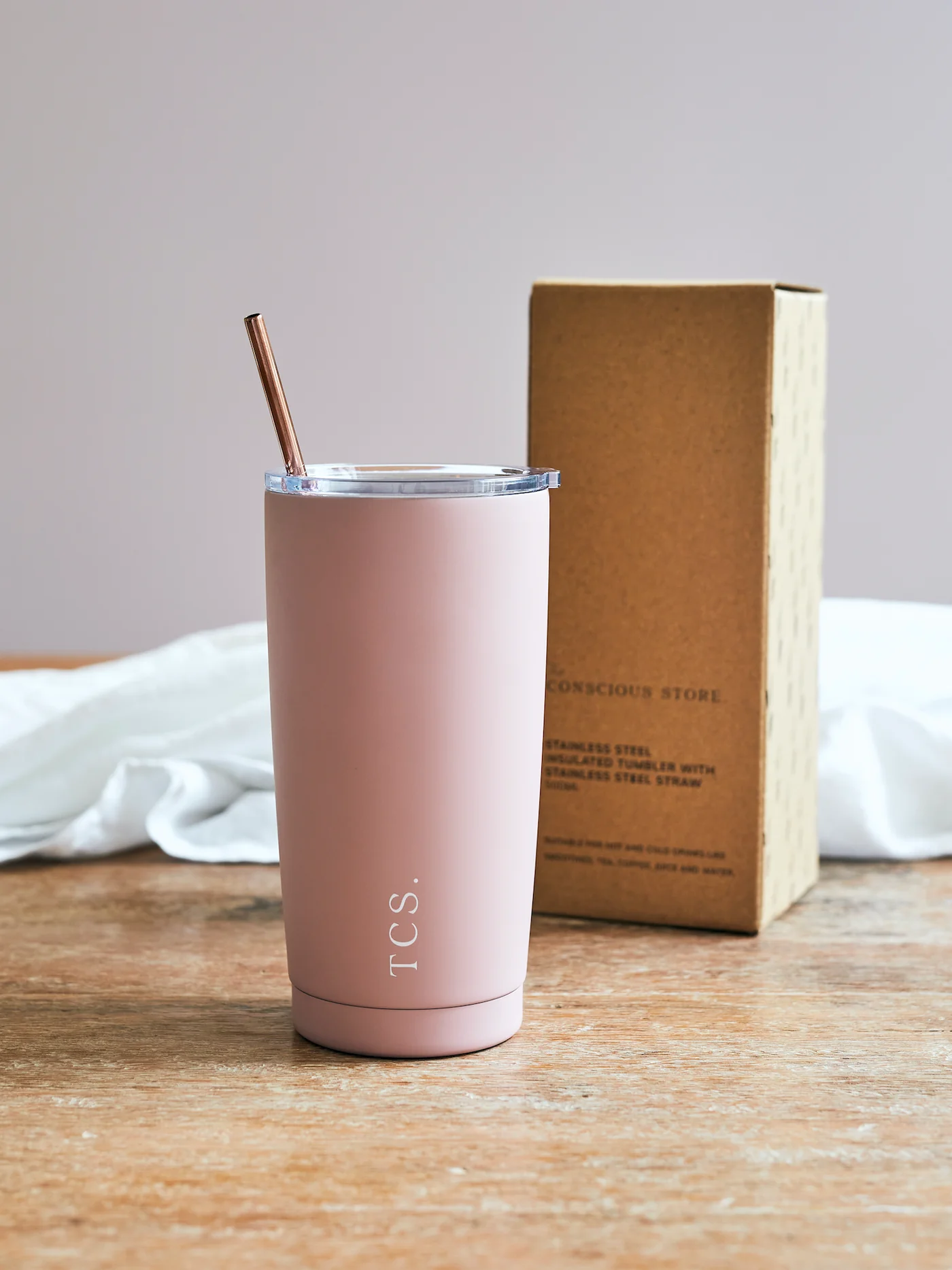 The Conscious Store - Insulated Smoothie Cup with Straw
