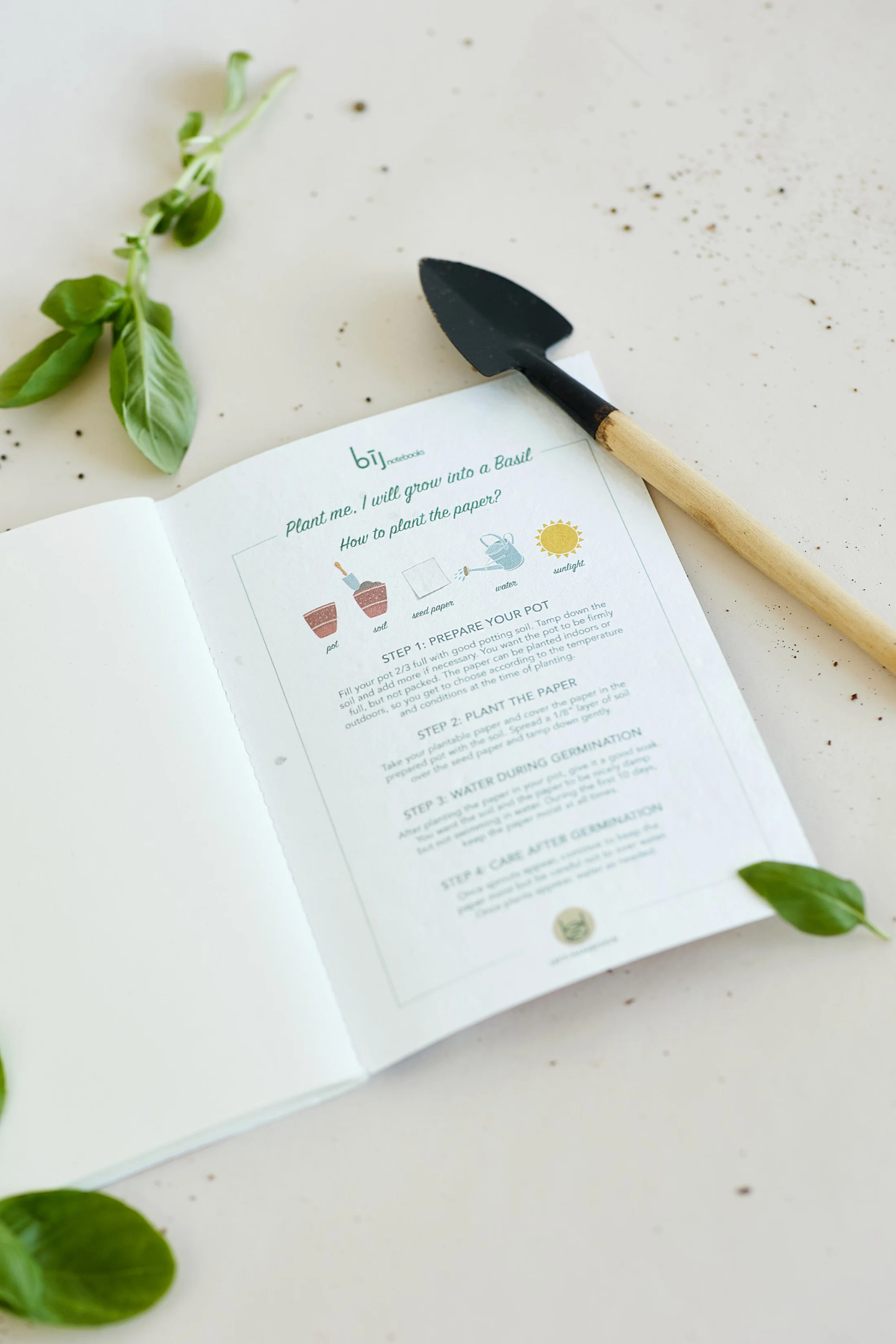 Left-Handesign | BĪJ Notebook - Seed by Seed