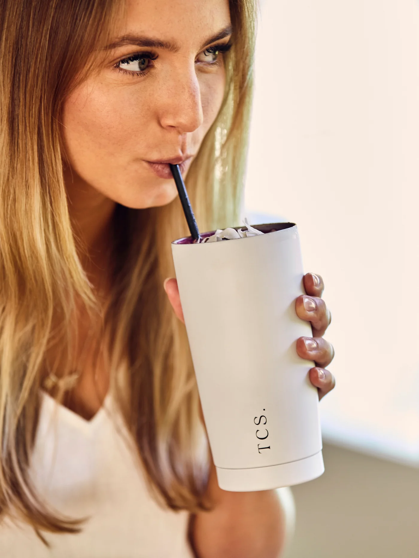 The Conscious Store - Insulated Smoothie Cup with Straw