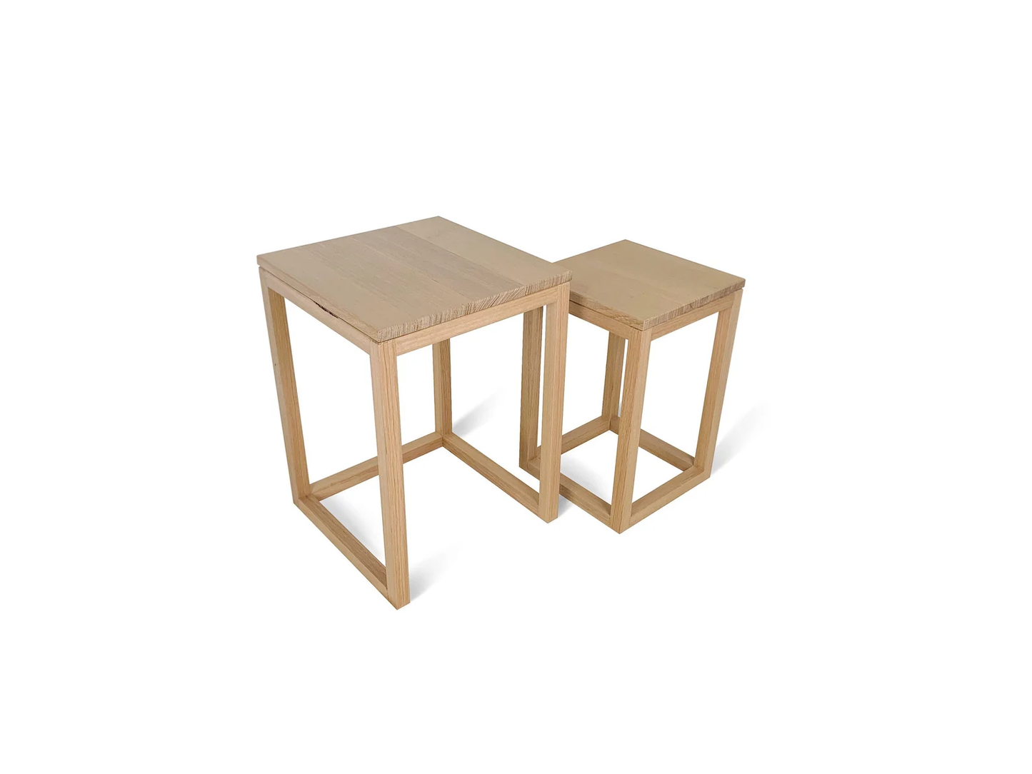 VividdDesign - Solid Timber Square Nesting Tables