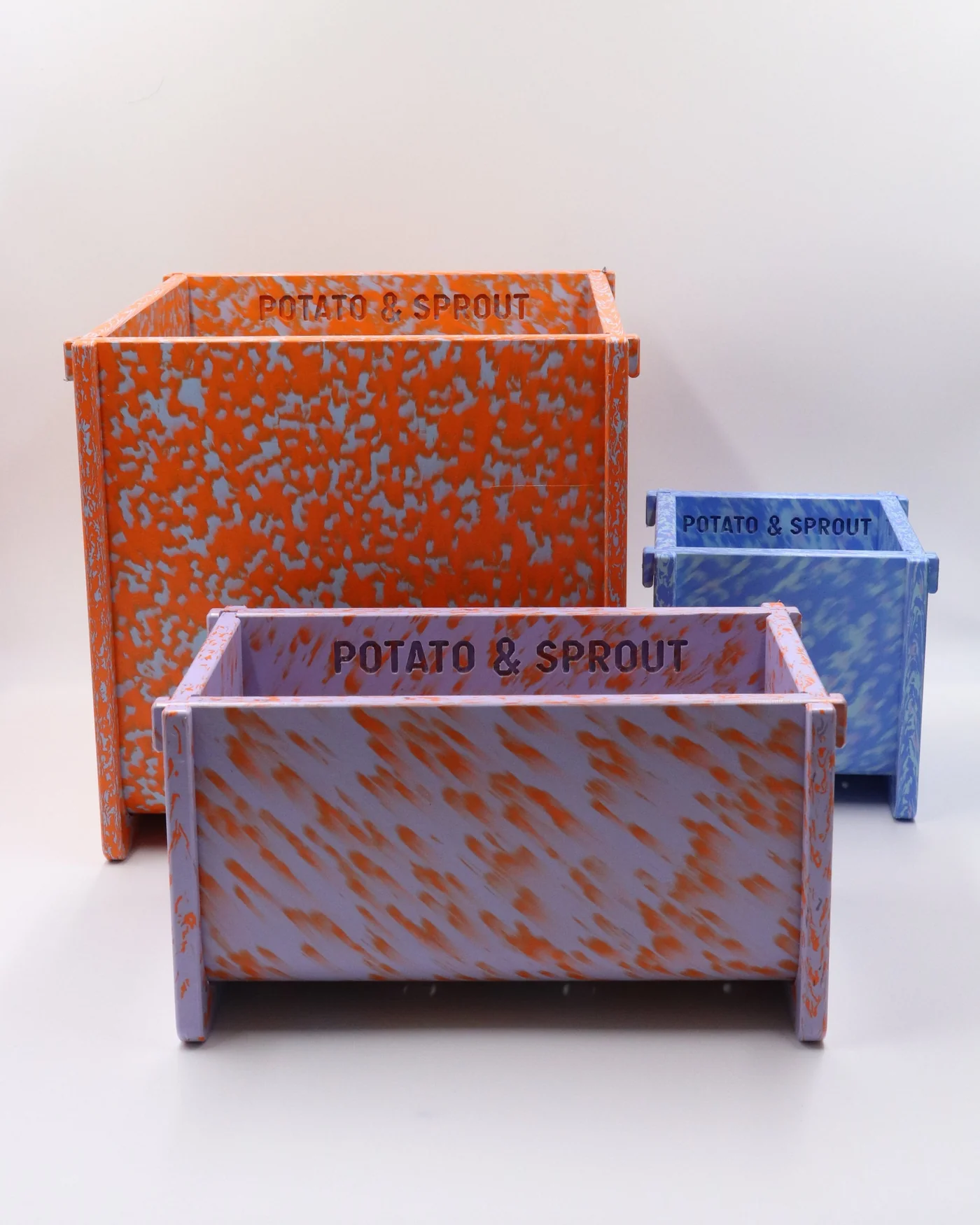 Potato and Sprout - Planter Pot + Drip Tray - Medium