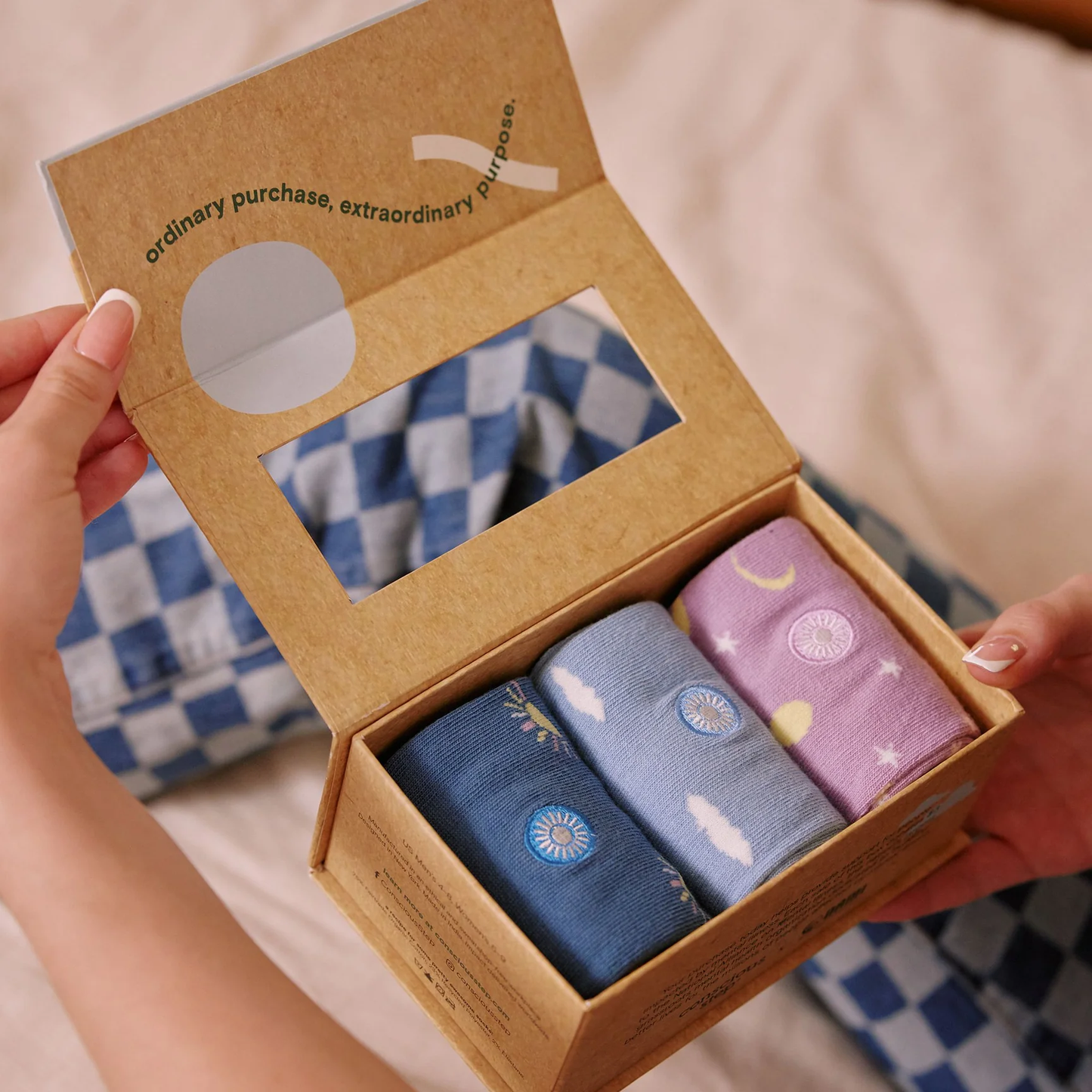 Conscious Step - Gift Box: Socks that Support Mental Health