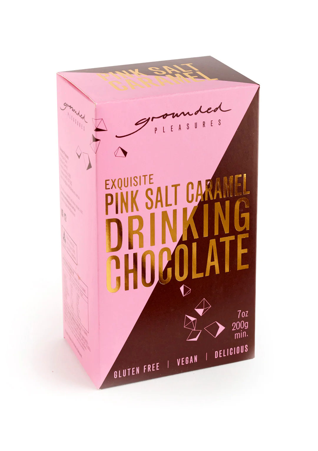 Grounded Pleasures - Pink Salt Caramel Drinking ChocolateBRAND | Grounded Pleasures
Many chefs live by the rule that salt makes everything taste better. Here at Grounded Pleasures, we think there is truth in that theory. WGrounded Pleasures