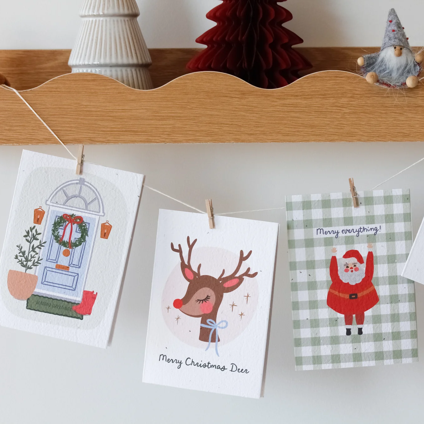 Hello Petal - Merry Christmas Deer Plantable Card