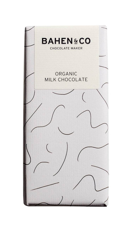 Bahen & Co Organic Milk Chocolate bar with creamy Madagascan cacao.