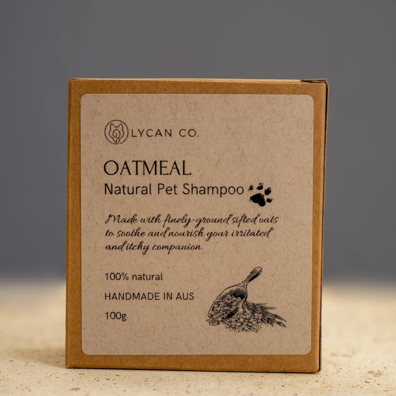 Oatmeal Pet Positive Shampoo Bar for dogs.