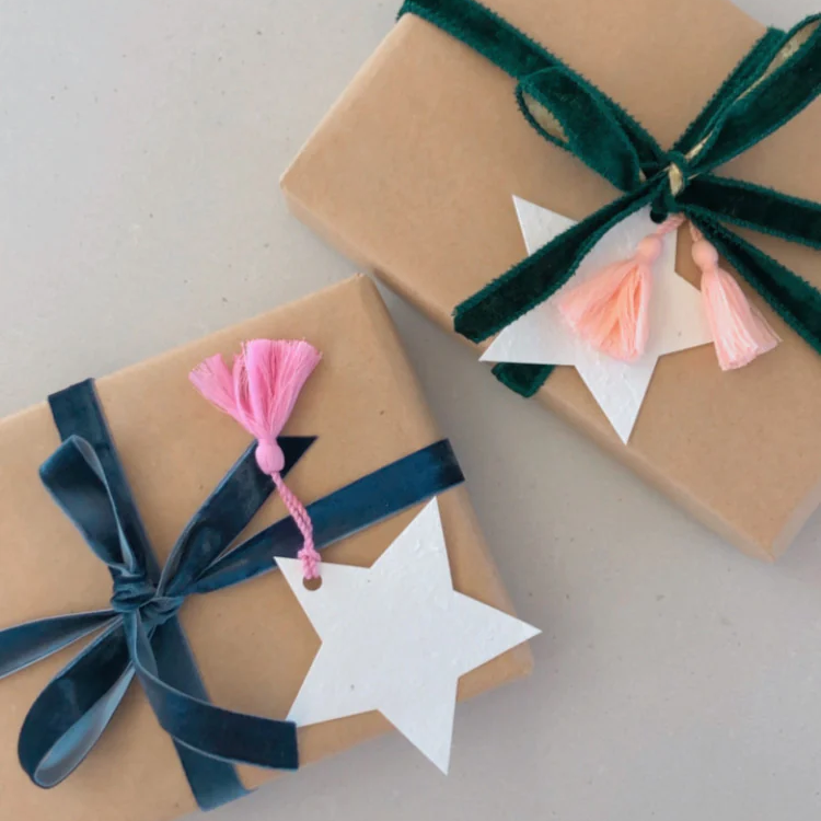 Hello Petal - Star Plantable Gift Tag and Tassel