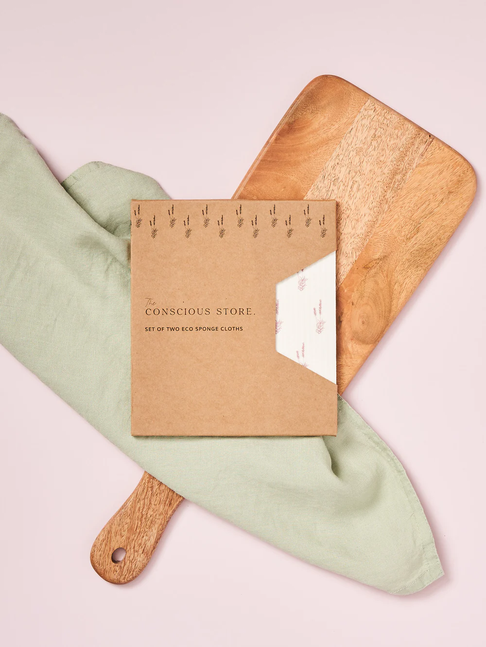The Conscious Store - Eco Sponge Cloths 2 Pack