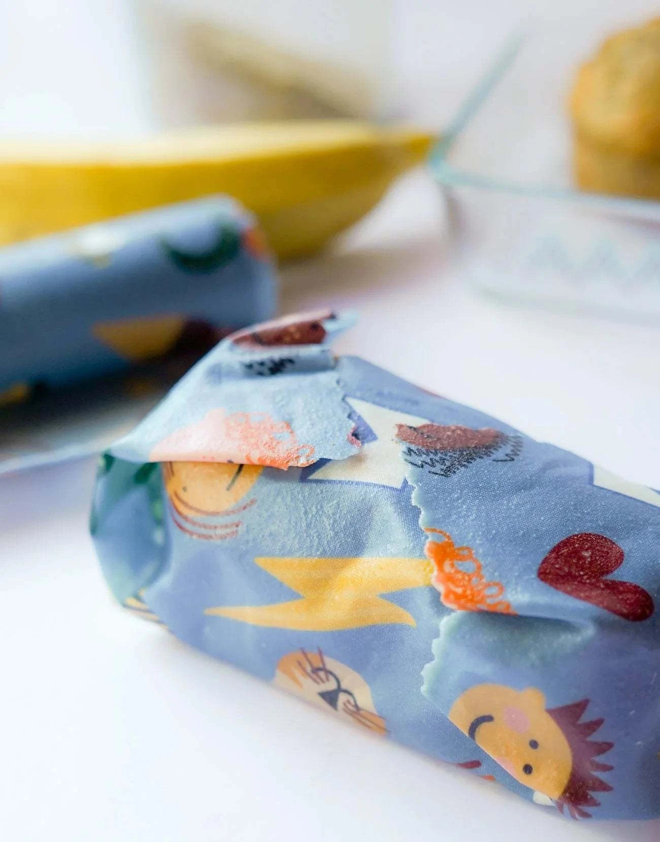 Apiary Made - Kids Lunch Wraps Beeswax Wraps: Two Pack