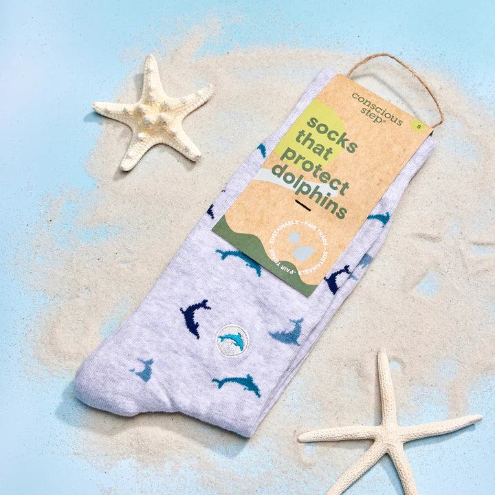 Conscious Step - Pair: Socks that protect Dolphins